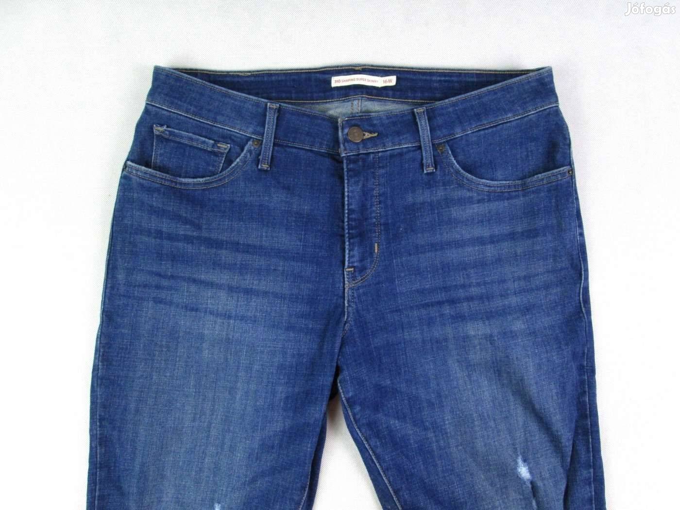 Eredeti Levis 310 Shaping Super Skinny 16W-L Női Sztr Koptatott Farmer