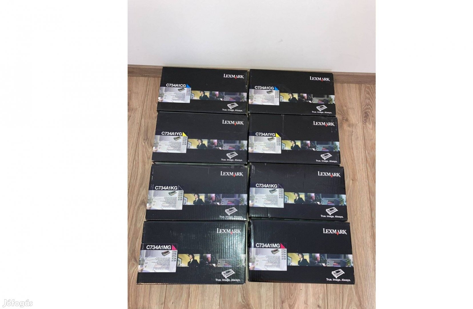 Eredeti Lexmark C734A1MG / C734A1YG / C734A1CG / C734A1KG toner (E