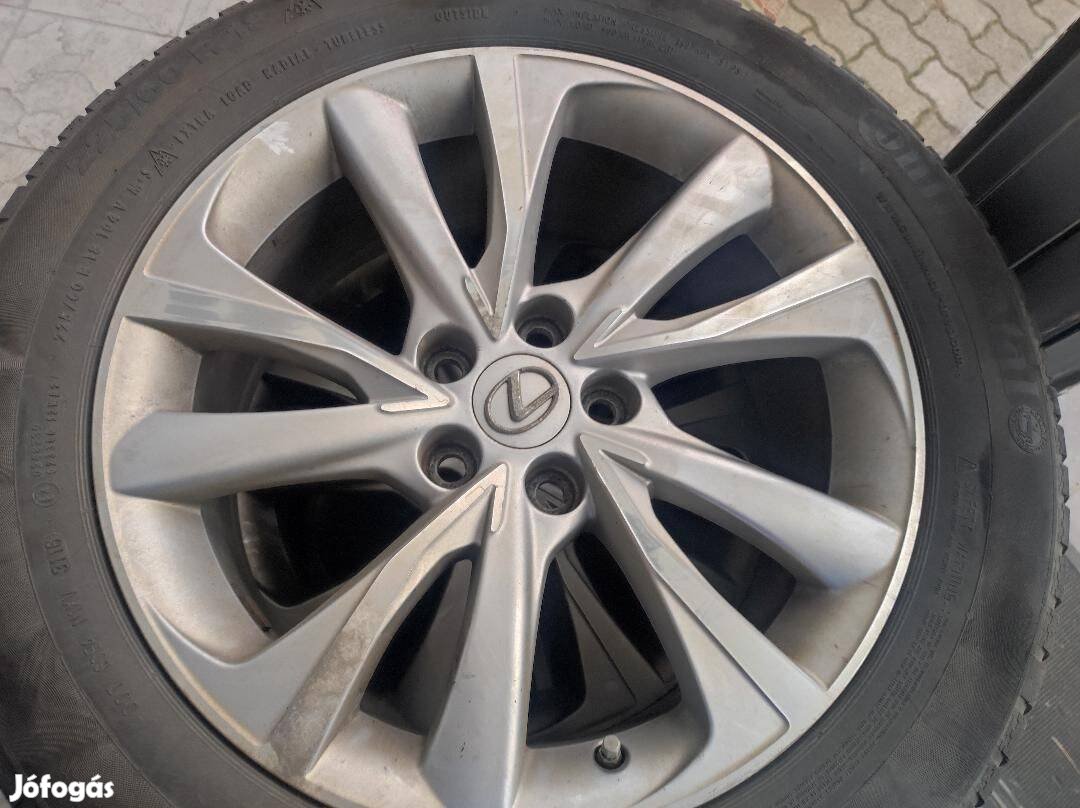 Eredeti Lexus felni és gumi 225/60/R18 garnitúra 4 db