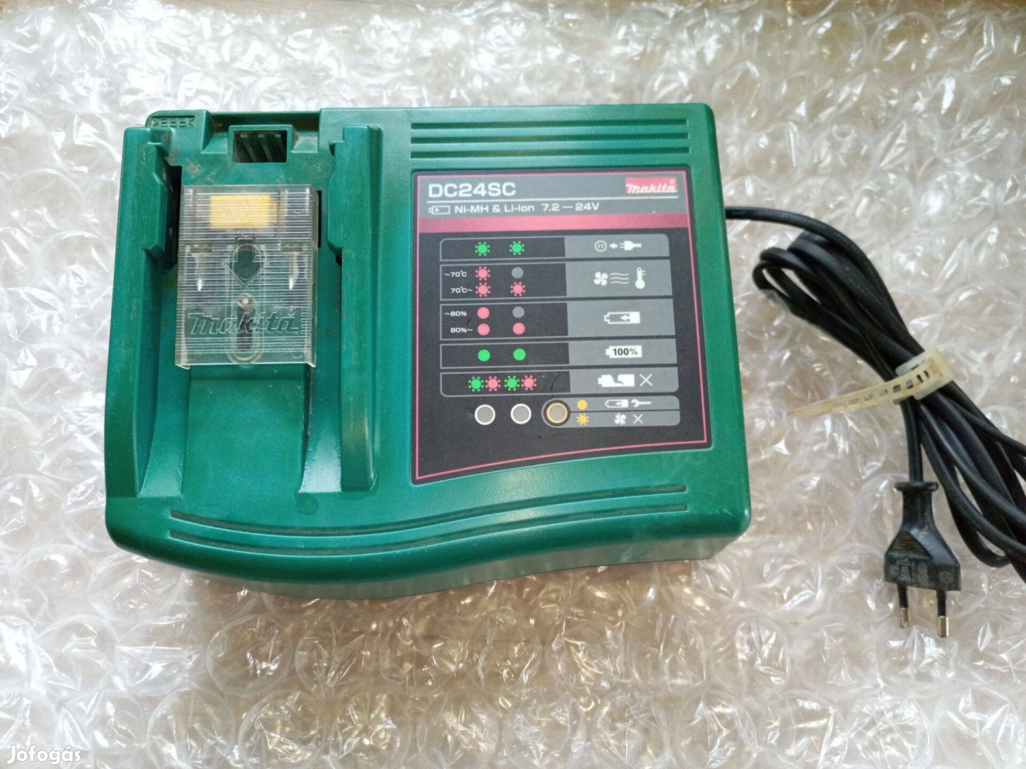 Eredeti Makstar Makita DC24SC Makita Lassú Töltő 7.2-24 Voltig!