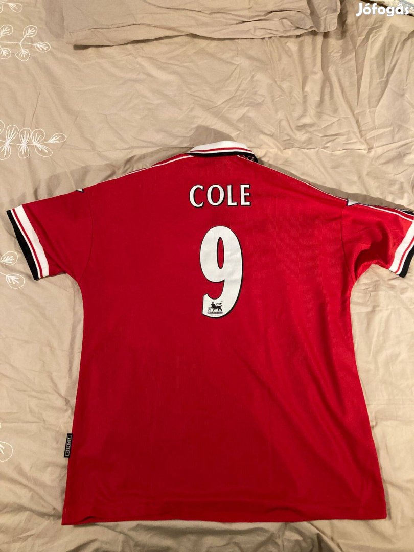 Eredeti Manchester United 1998/99-es mez 9-es Cole