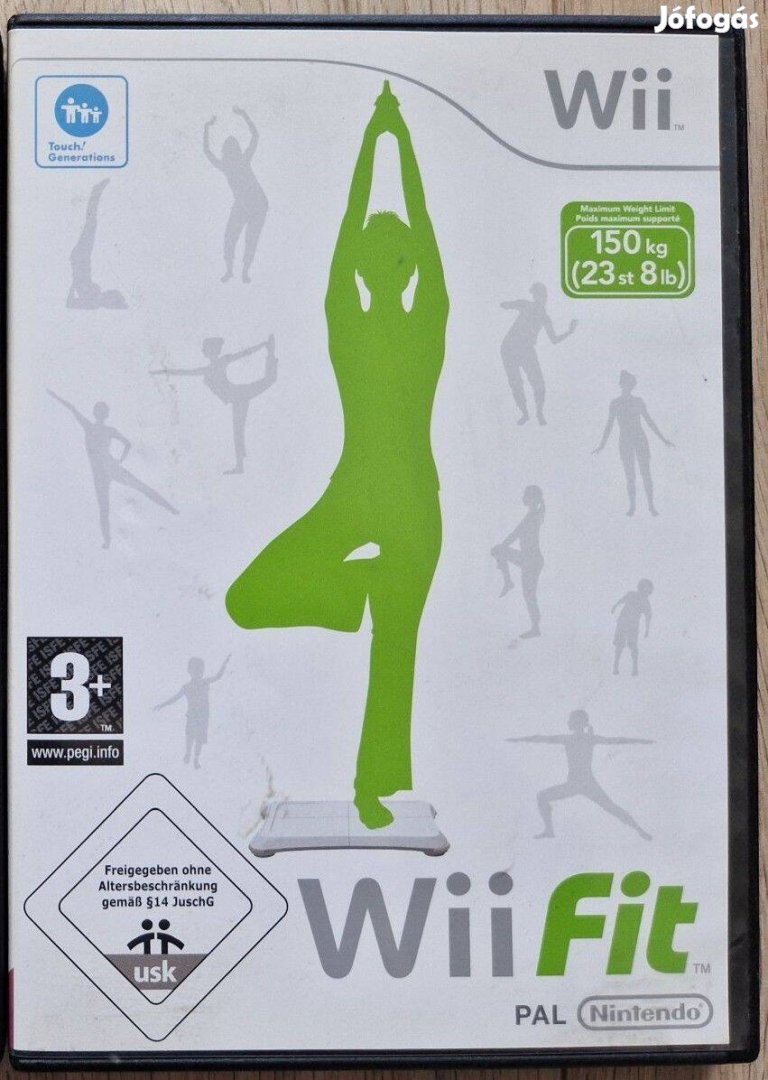Eredeti Nintendo Wii Fit játék DVD