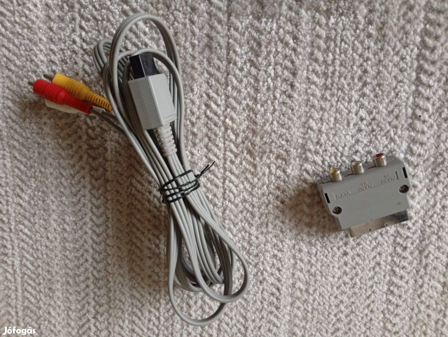 Eredeti Nintendo Wii audió - videó kábel scart átalakító