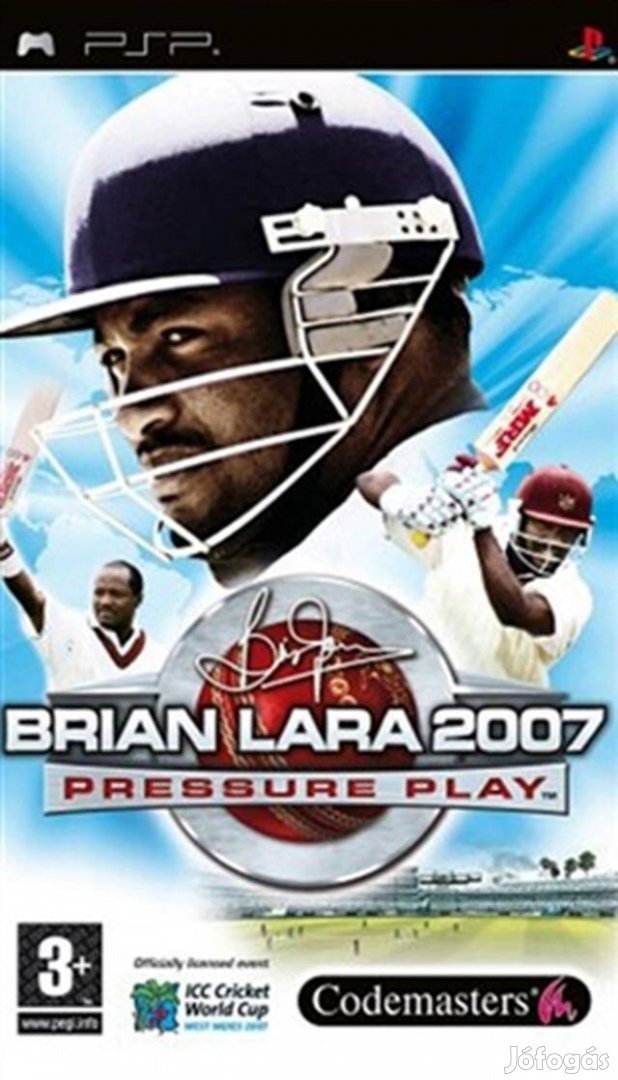 Eredeti PSP játék Brian Lara 2007 Pressure Play