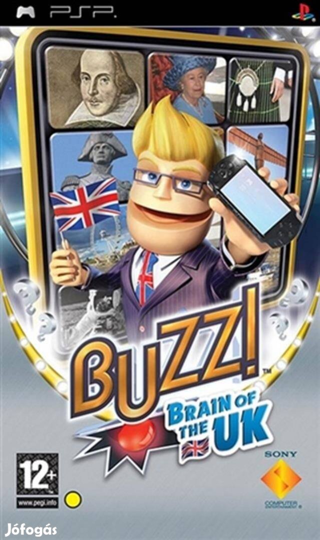 Eredeti PSP játék Buzz! Brain Of The UK