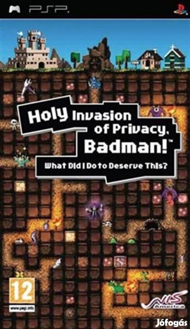 Eredeti PSP játék Holy Invasion of Privacy, Badman!