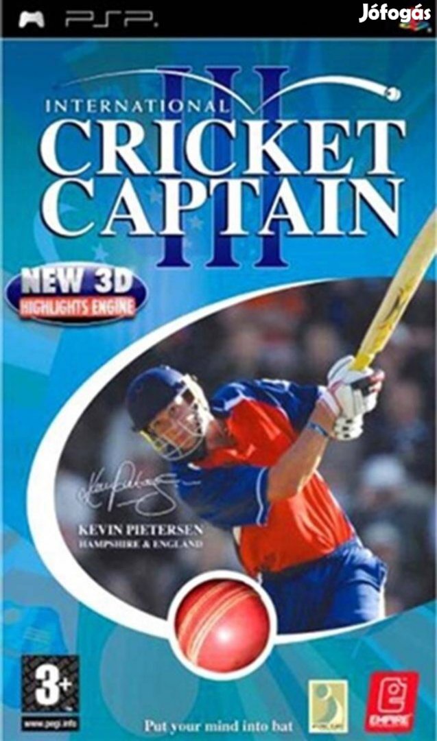 Eredeti PSP játék International Cricket Captain 3