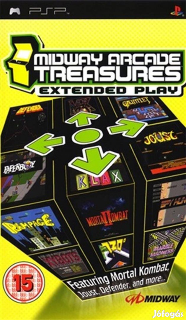 Eredeti PSP játék Midway Arcade Treasures