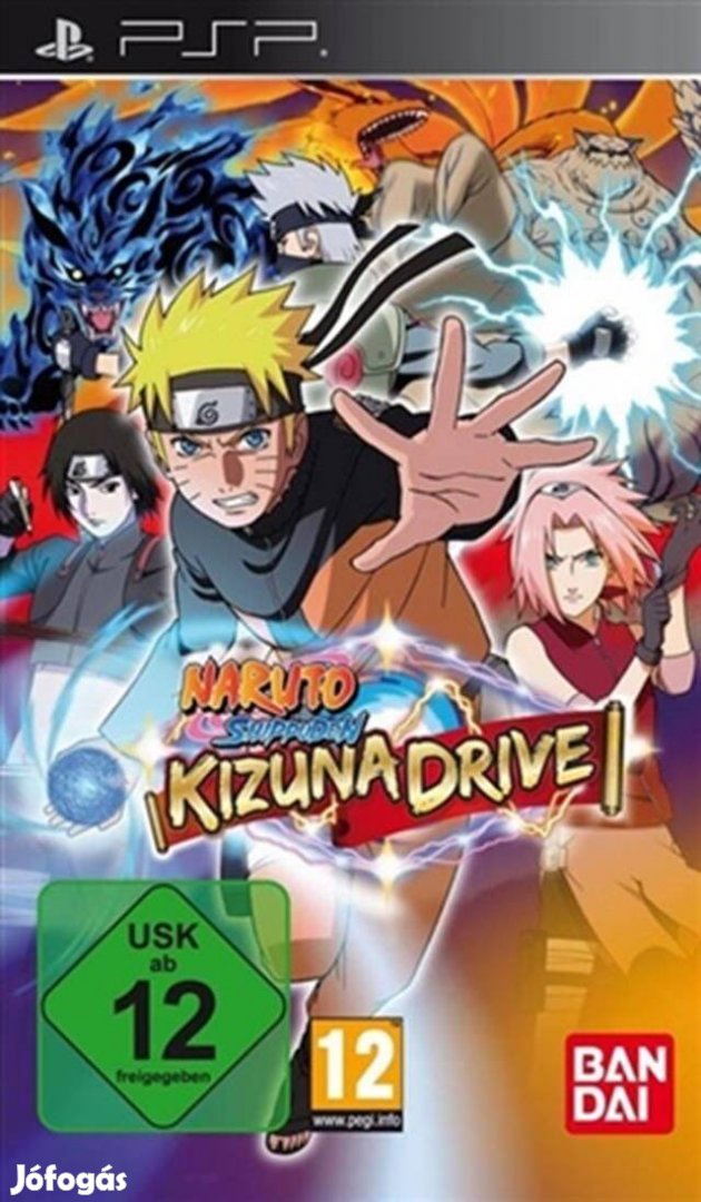 Eredeti PSP játék Naruto Shippuden Kizuna Drive