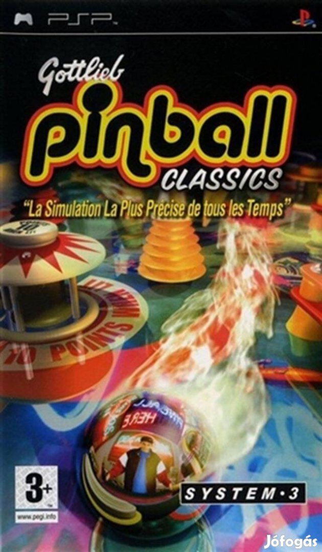 Eredeti PSP játék Pinball Hall of Fame