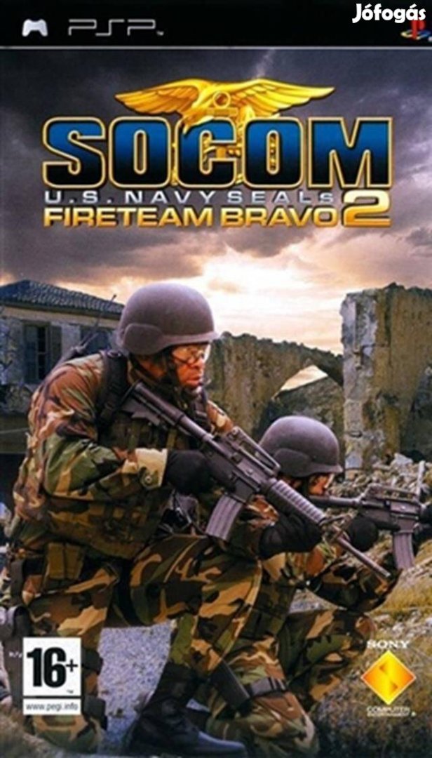 Eredeti PSP játék Socom Fire Team Bravo 2 With Headset