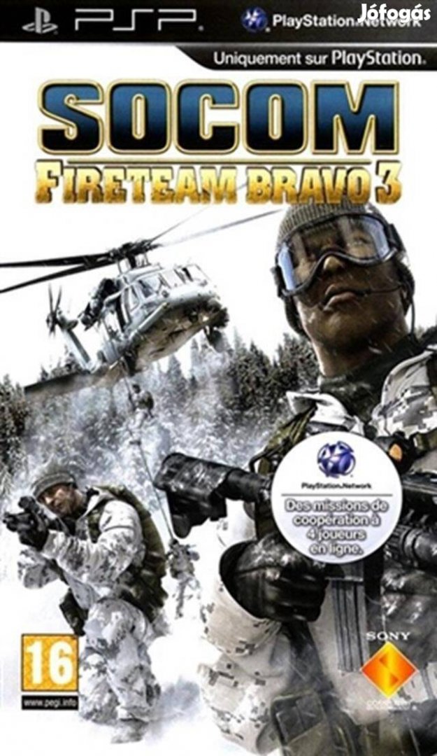 Eredeti PSP játék Socom Fireteam Bravo 3