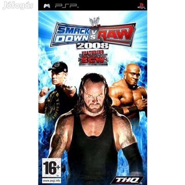 Eredeti PSP játék WWE Smackdown Vs Raw 2008