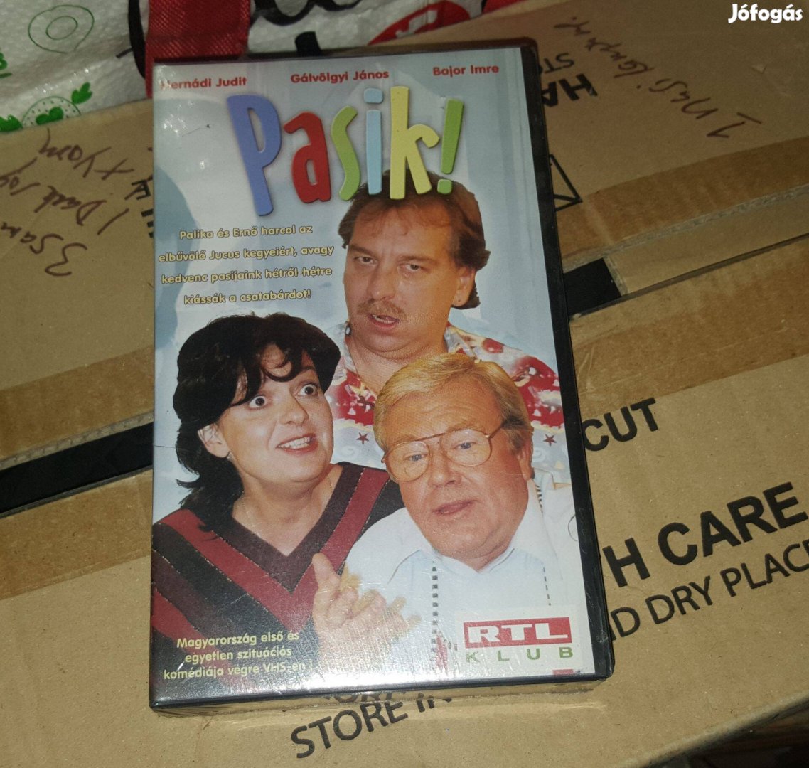 Eredeti Pasik VHS Kazetta RTL Új