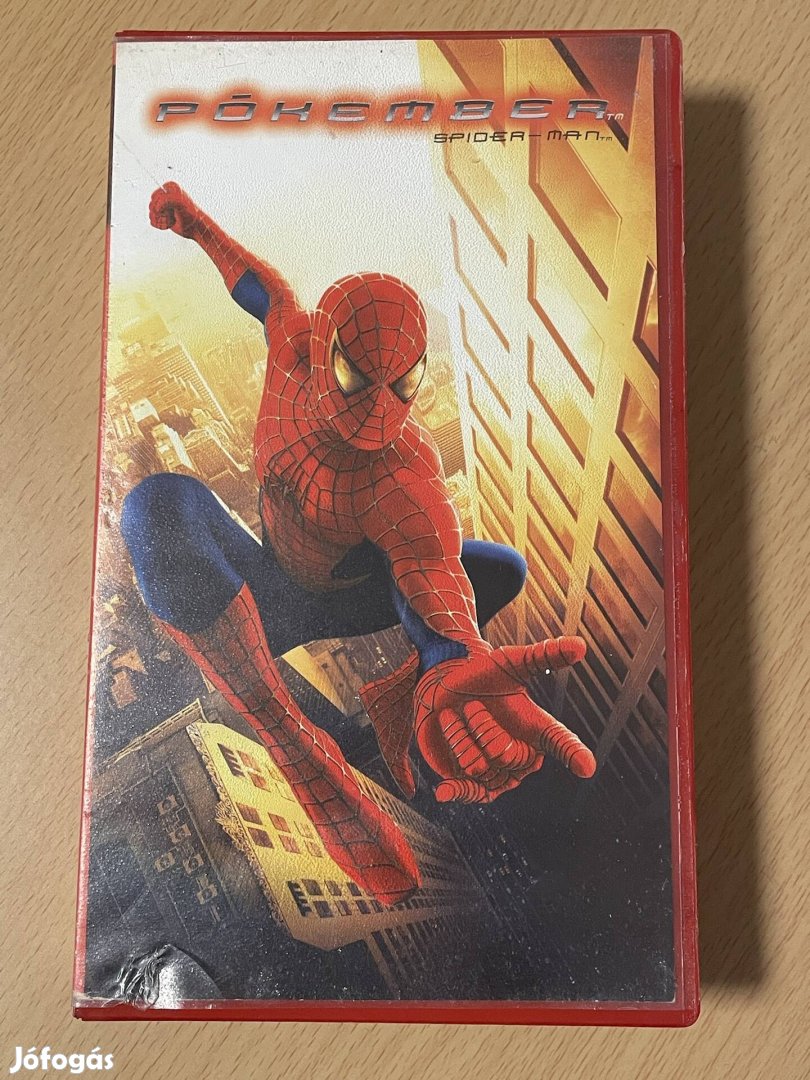 Eredeti Pókember spiderman VHS kazetta