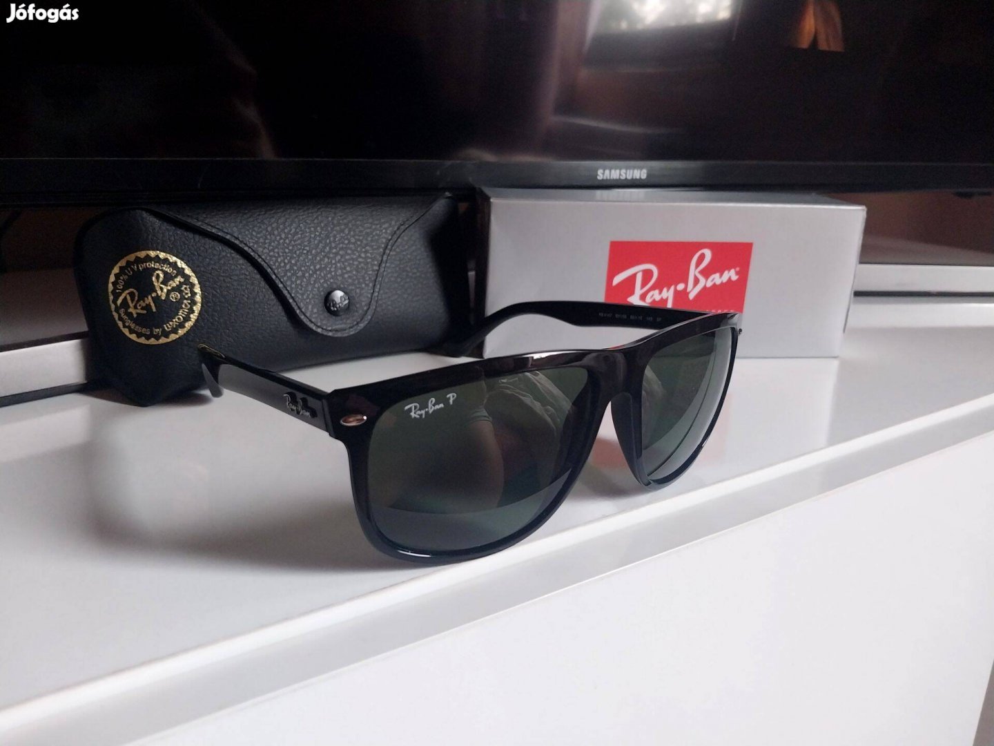 Eredeti Ray Ban Polárszűrős!! Férfi Napszemüveg szemüveg keret