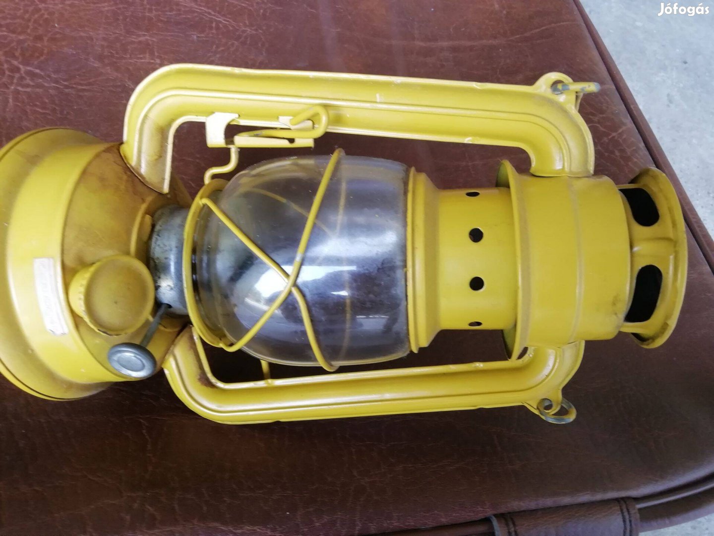 Eredeti Régi petroleum sárga viharlámpa