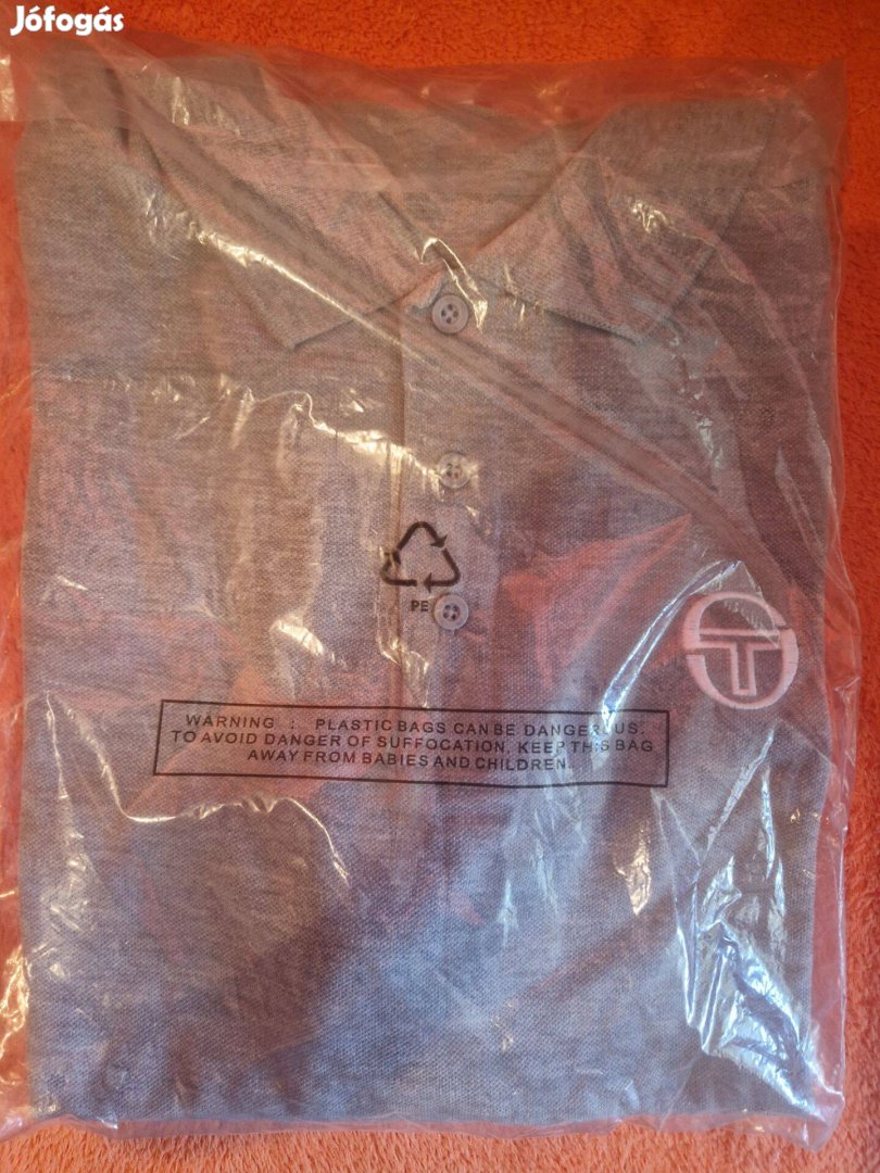 Eredeti Sergio Tacchini új szürke, XL póló, csak személyesen