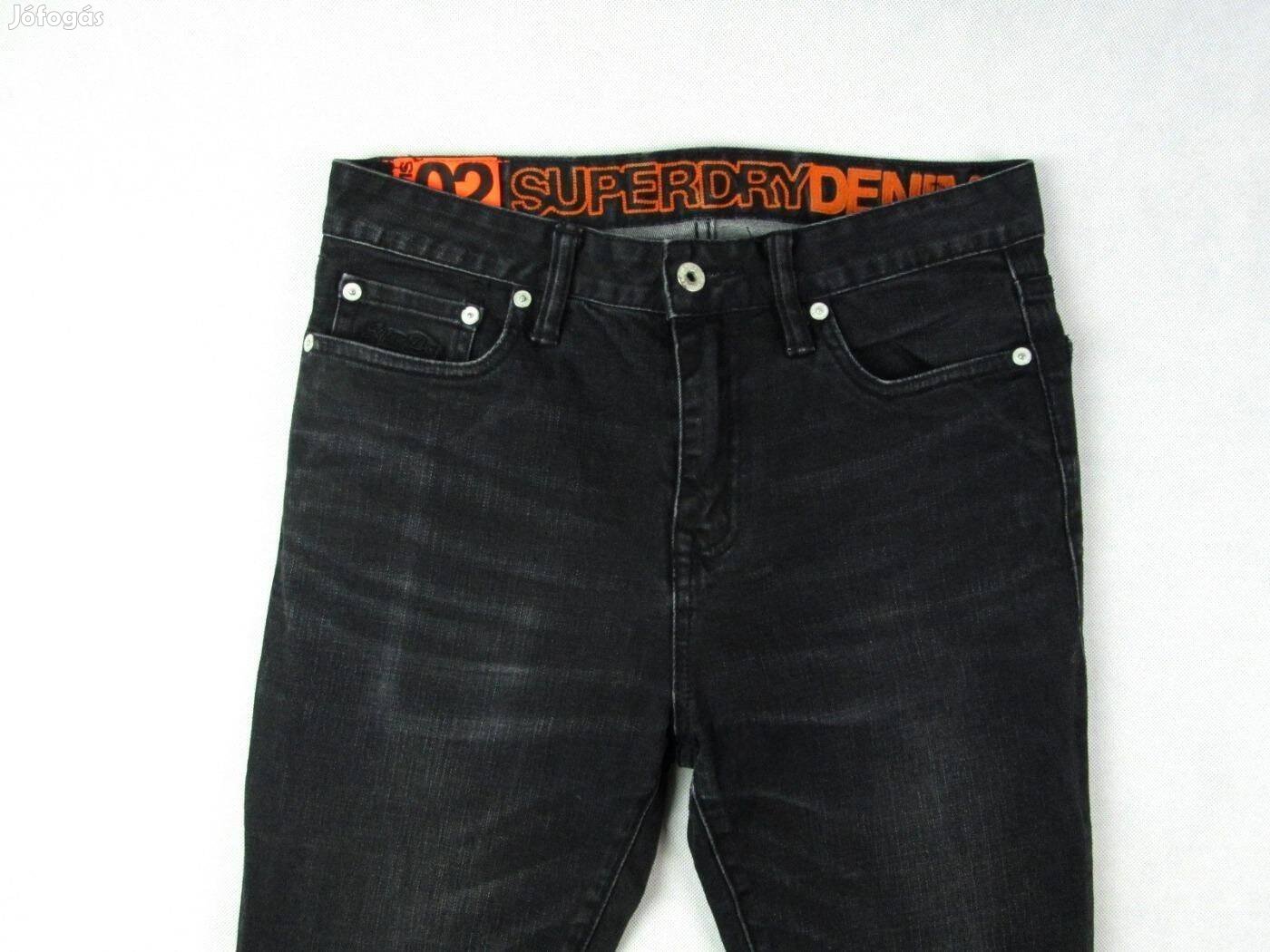 Eredeti Superdry Travis02 Skinny W30/L30 Férfi Sztreccses Farmer