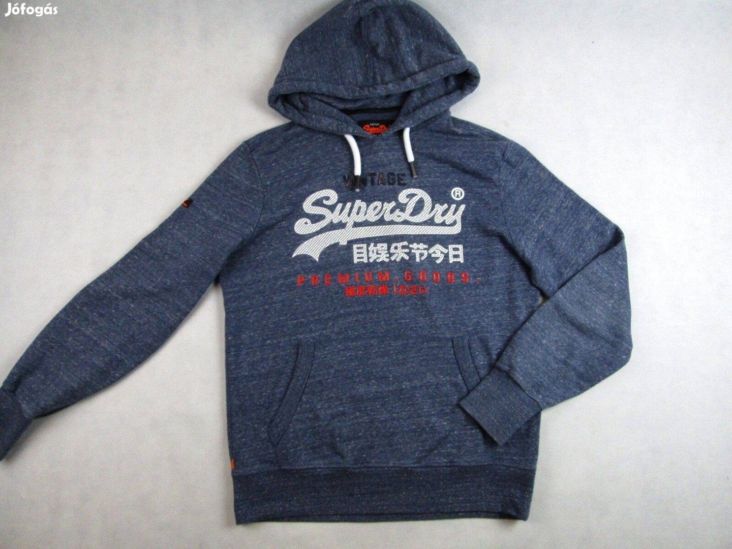 Eredeti Superdry (L/XL) Hosszú Ujjú Férfi Kapucnis Pulóver