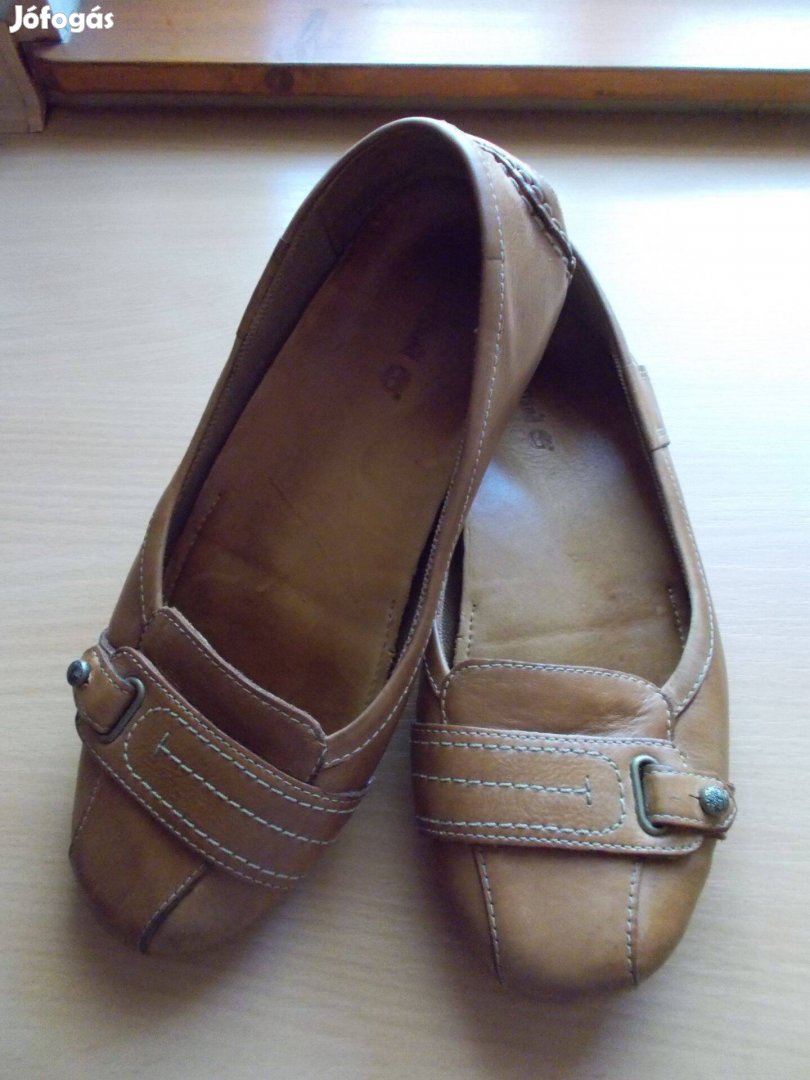 Eredeti Timberland igazi bőr női cipő 37-es, világos barna
