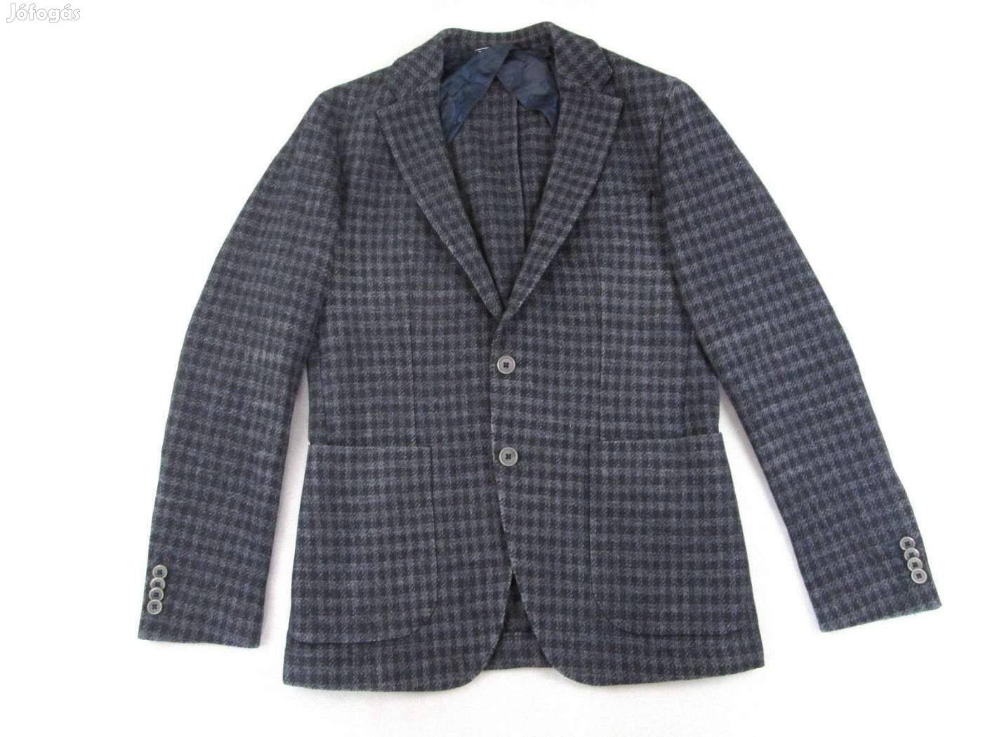 Eredeti Tommy Hilfiger M-48 Komoly Férfi Sötétszürke Gyapjú