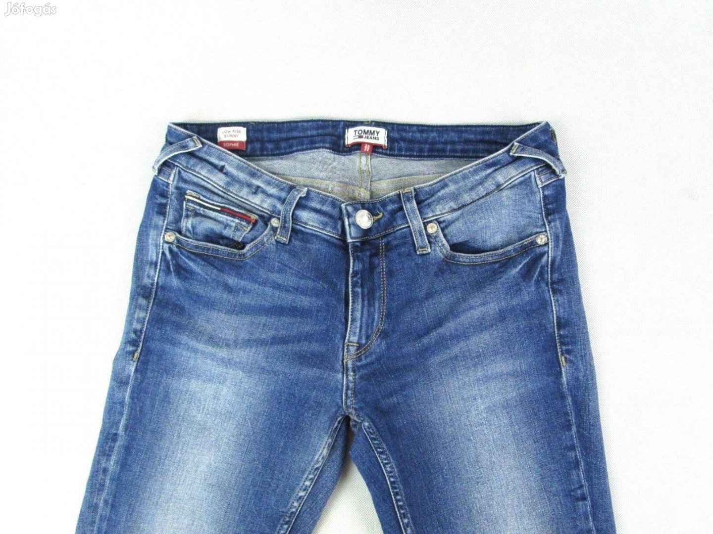 Eredeti Tommy Hilfiger Sophie LOW R. Skinny W26/L32 Női Sztreccs Farme