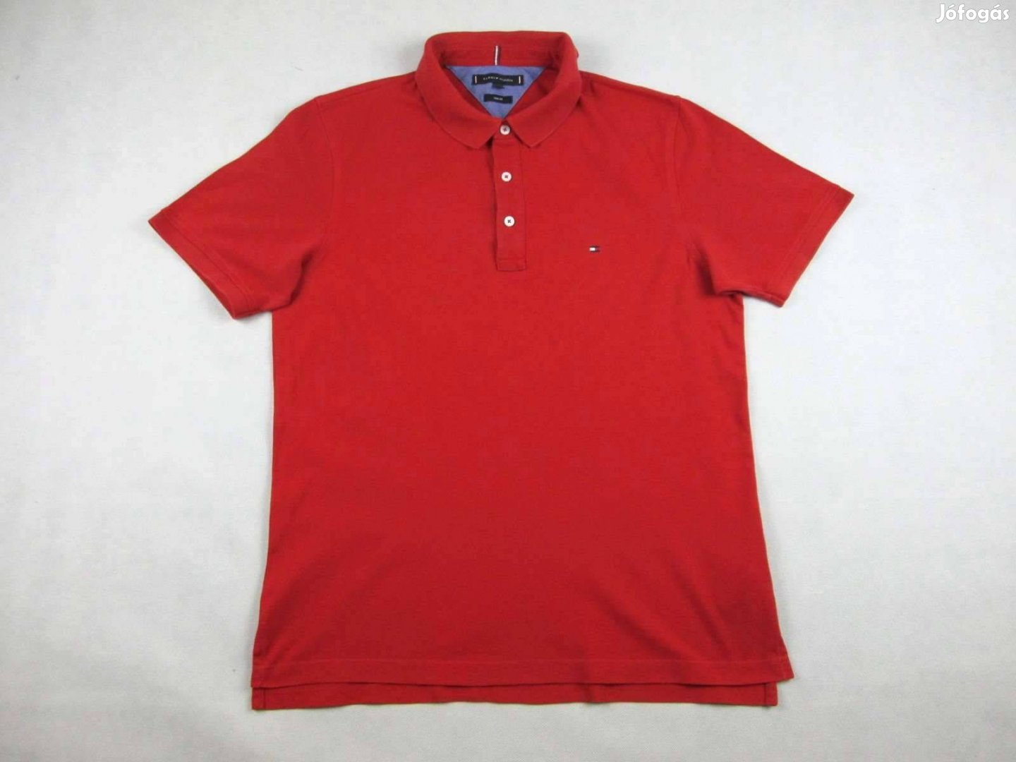 Eredeti Tommy Hilfiger L XL Elegáns Rövid Ujjú Férfi