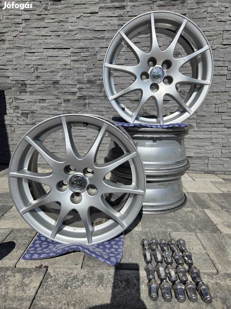 Eredeti Toyota 16" alufelni, 20darab alufelni anyával!