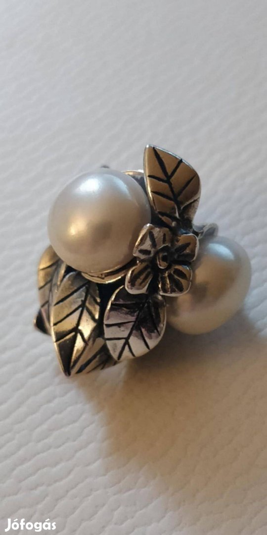 Eredeti Trollbeads igaz gyöngyös ezüst bead