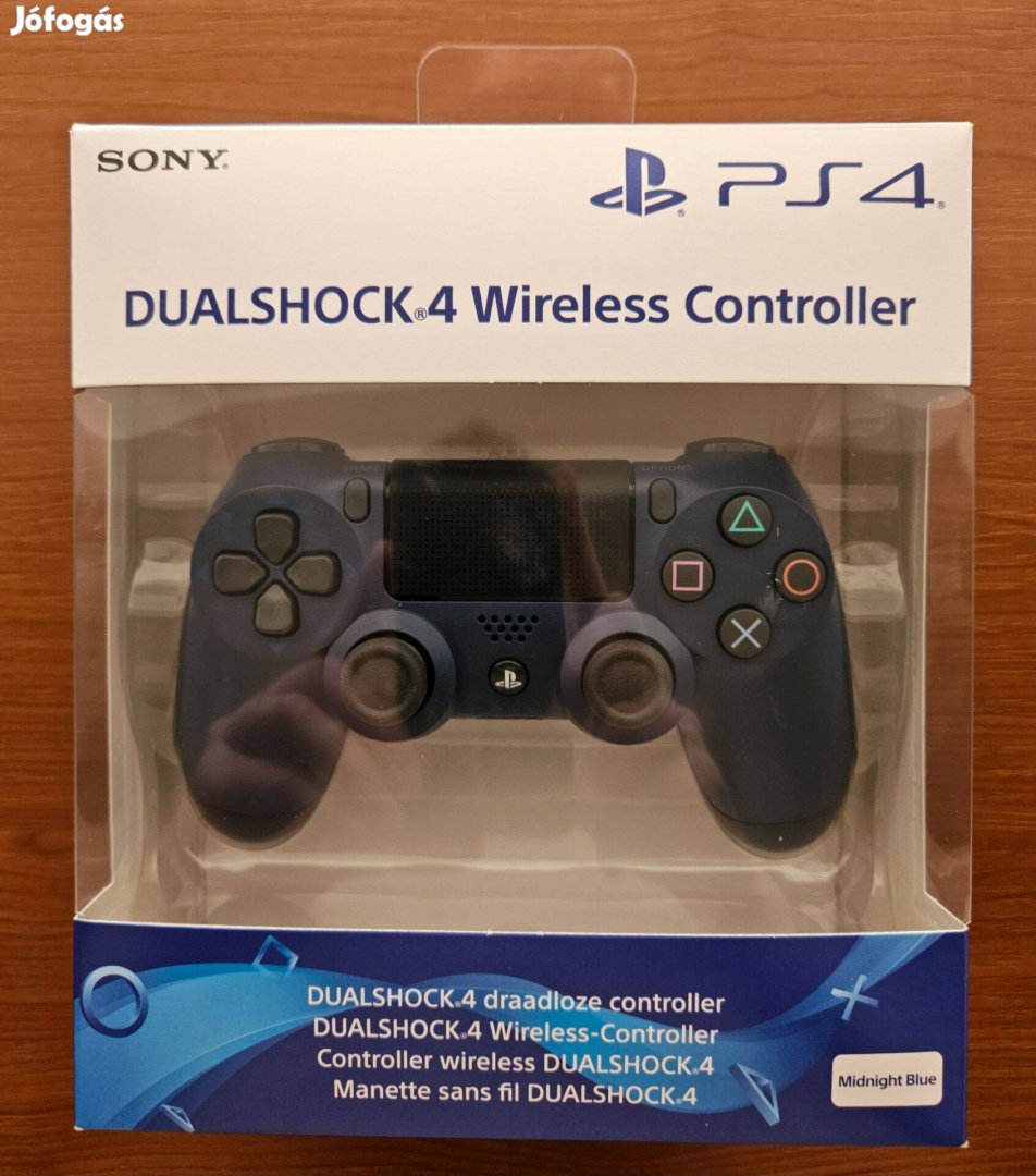 Eredeti Új Playstation 4 (PS4) Dualshock 4 V2 Midnight Blue kontroller