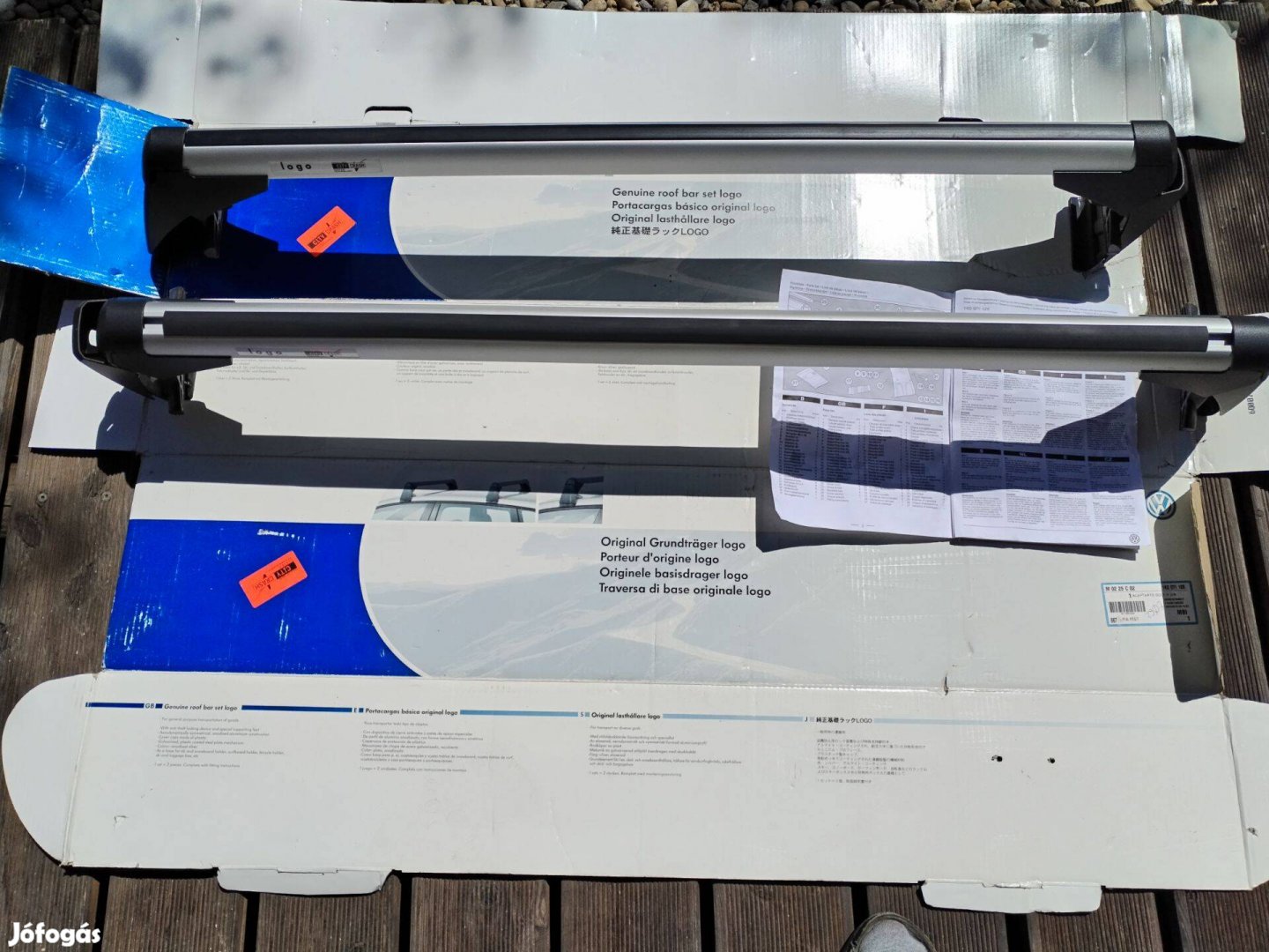 Eredeti VW Golf V tetőcsomagtartó "Logo" sosem használt