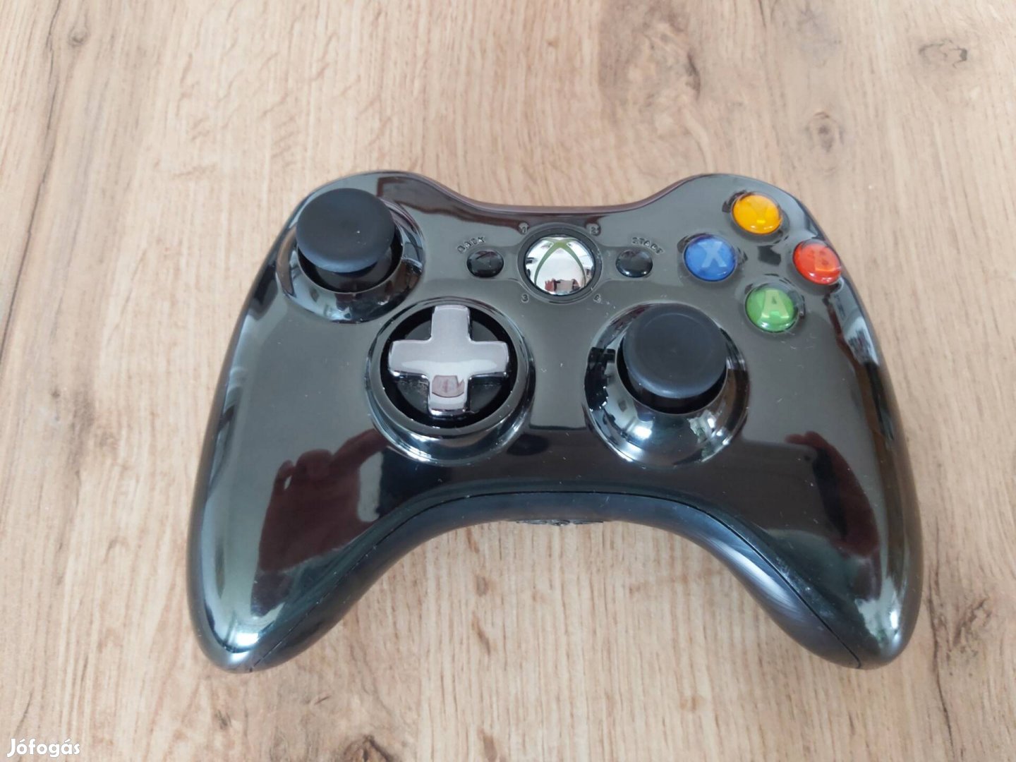 Eredeti Vezetéknélküli Xbox 360 Fekete Króm Kontroller Controller 