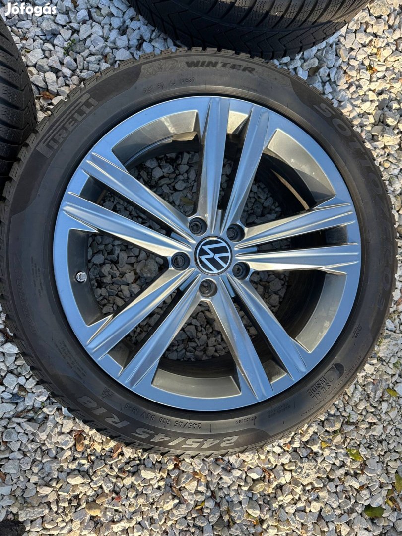 Eredeti Volkswagen R-Line alufelni 5x112 - Tpms - Téligumi