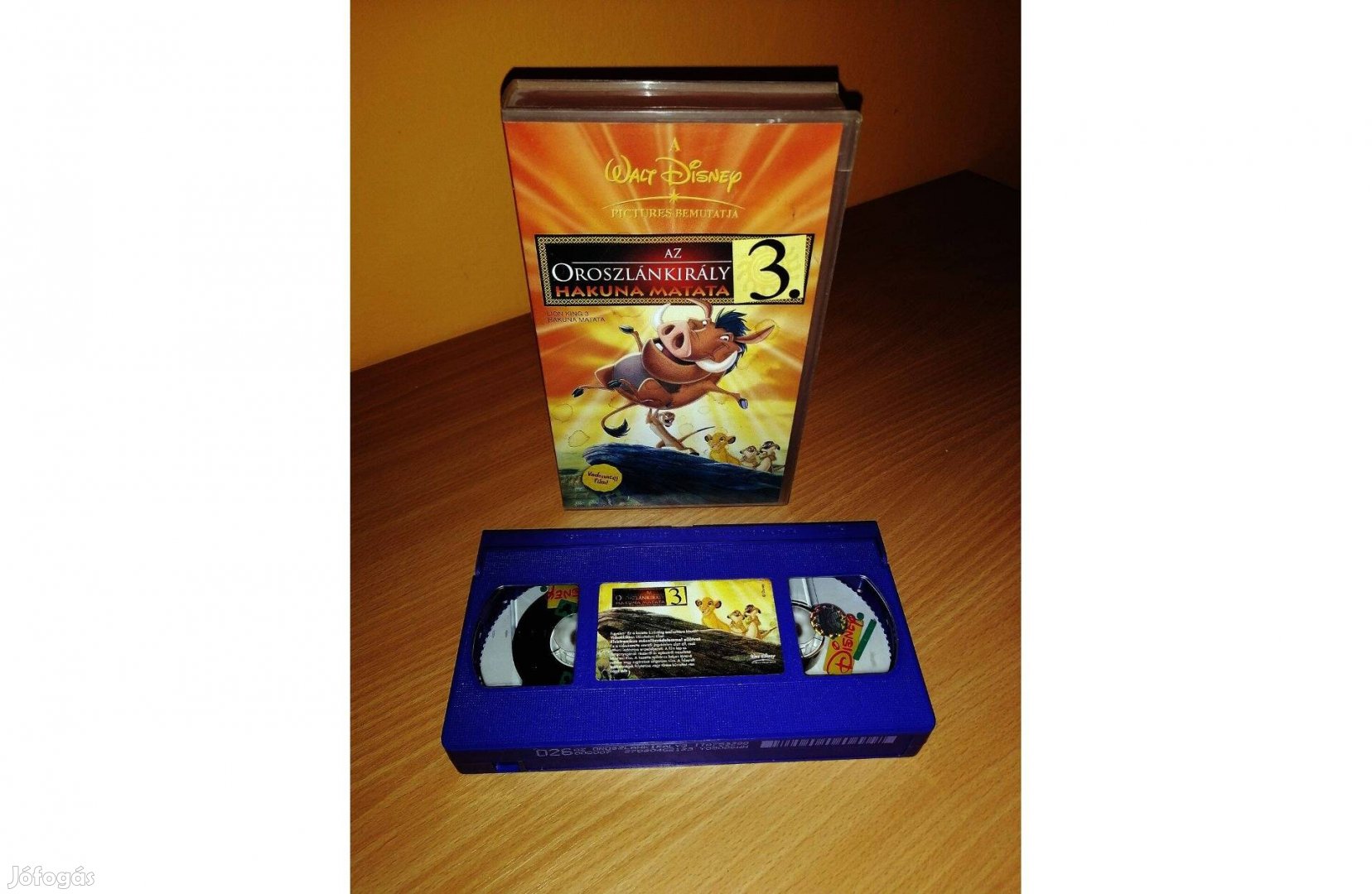 Eredeti WALT Disney Az oroszlánkirály 3. Hakuna Matata VHS kazetta