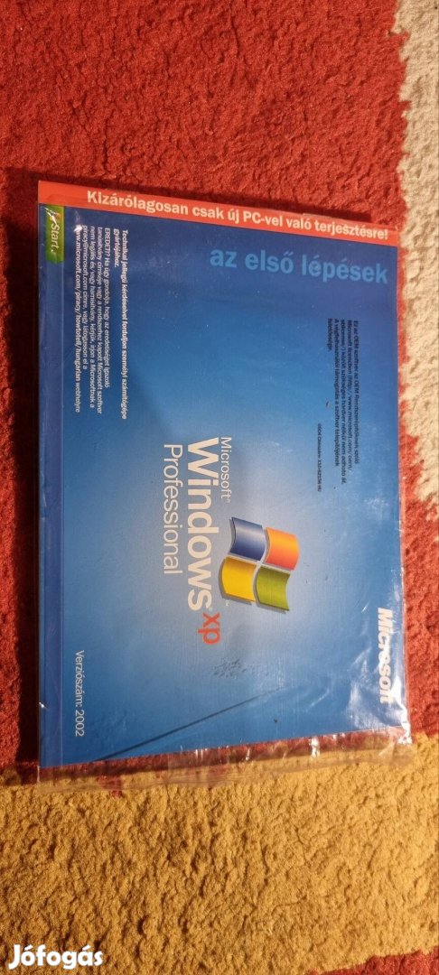 Eredeti Windows XP telepítő lemez liszenszel 