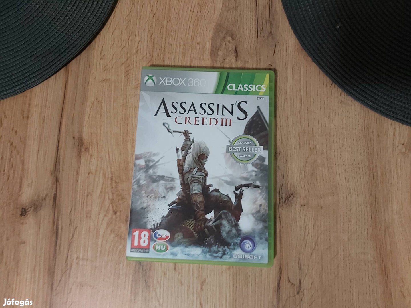 Eredeti Xbox 360 Assassin's Creed 3 Játéklemez 