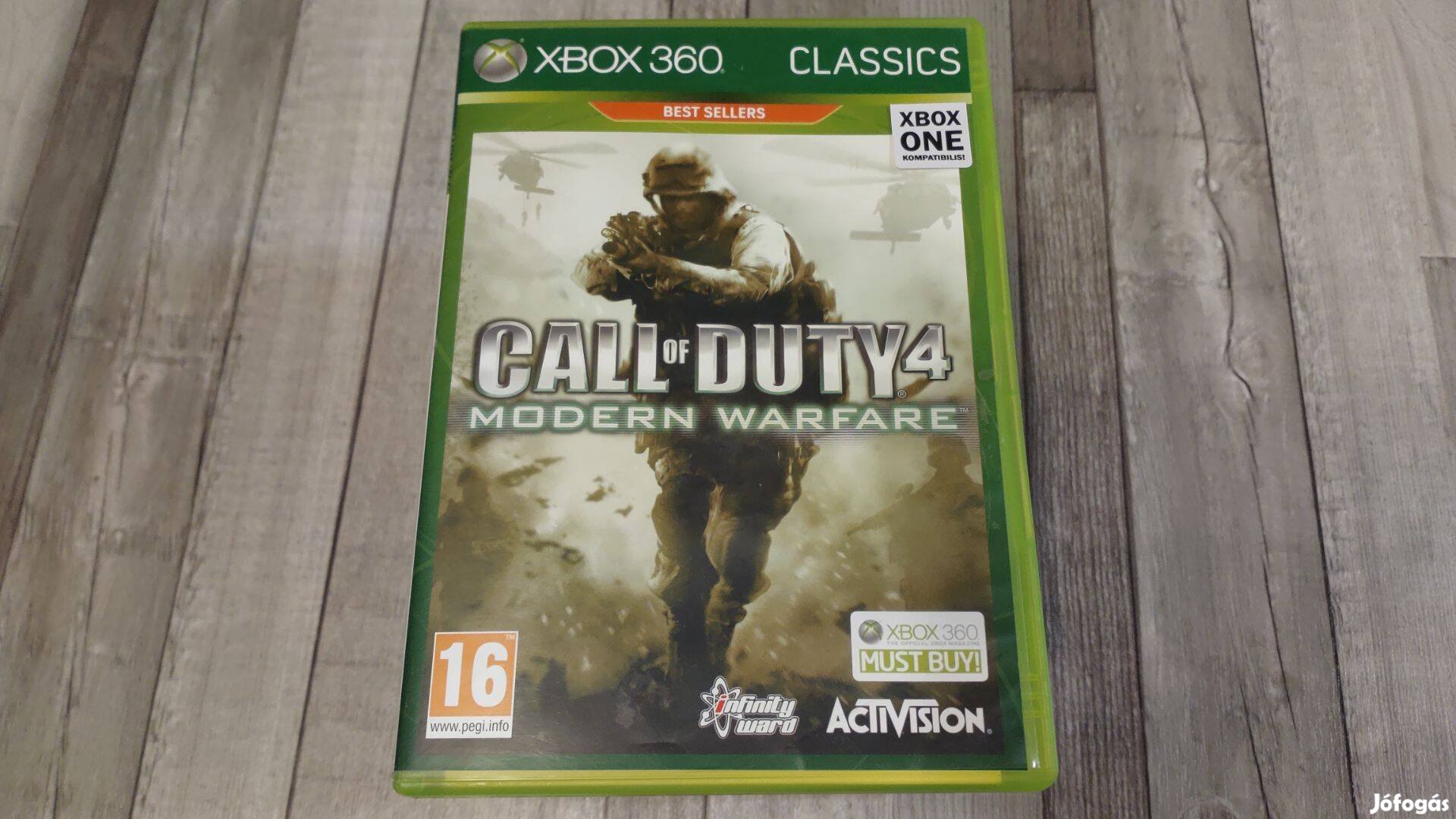 Eredeti Xbox 360 : Call Of Duty 4 Modern Warfare - Xbox One És Series