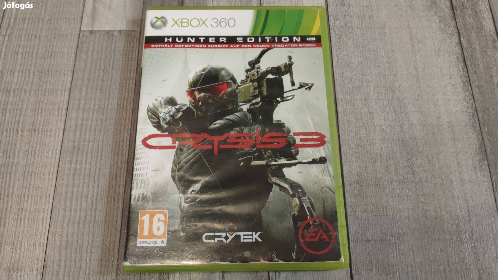 Eredeti Xbox 360 : Crysis 3 Hunter Edition - Xbox One És Series X Komp