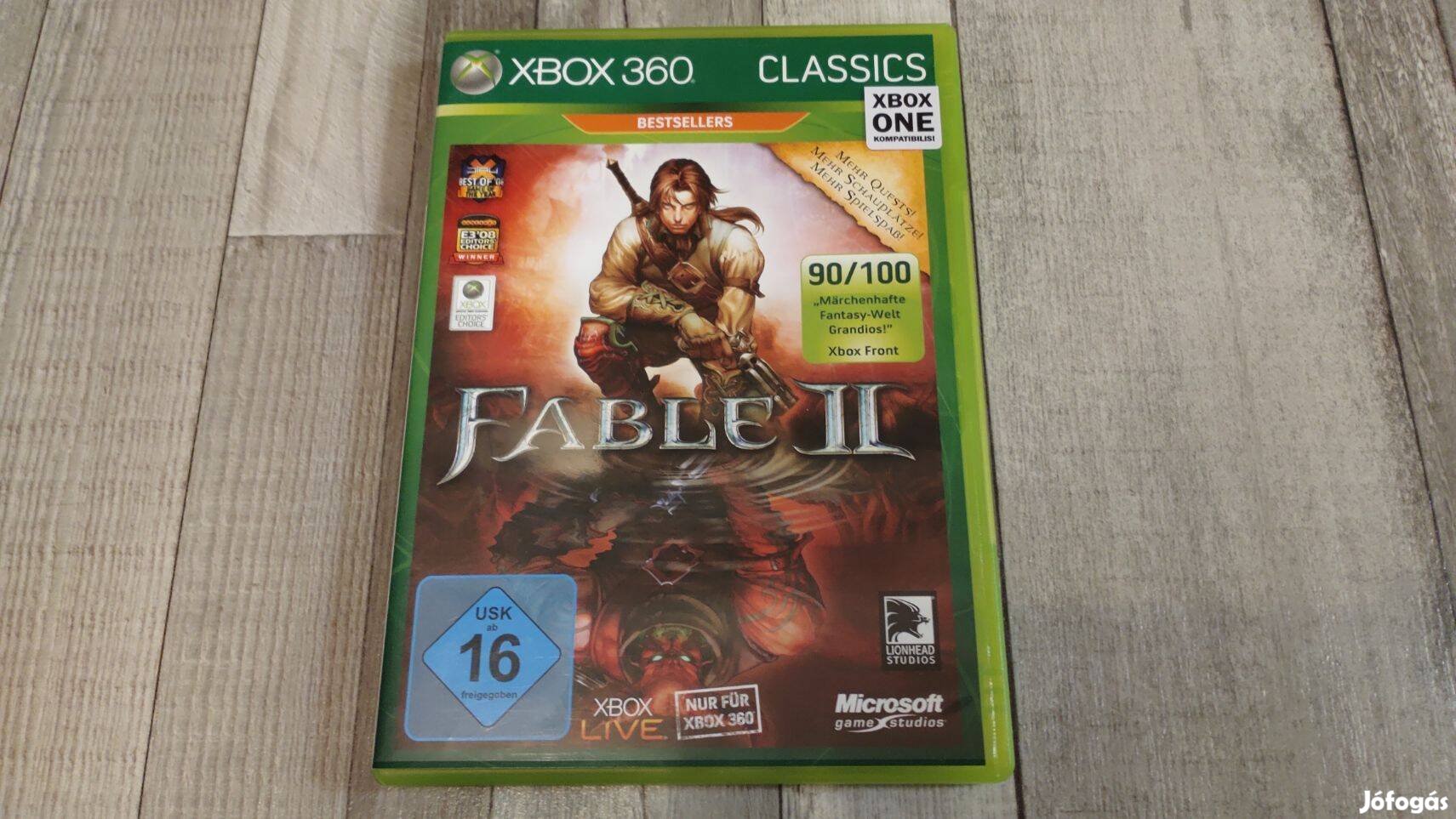 Eredeti Xbox 360 : Fable II - Xbox One És Series X Kompatibilis ! - Né