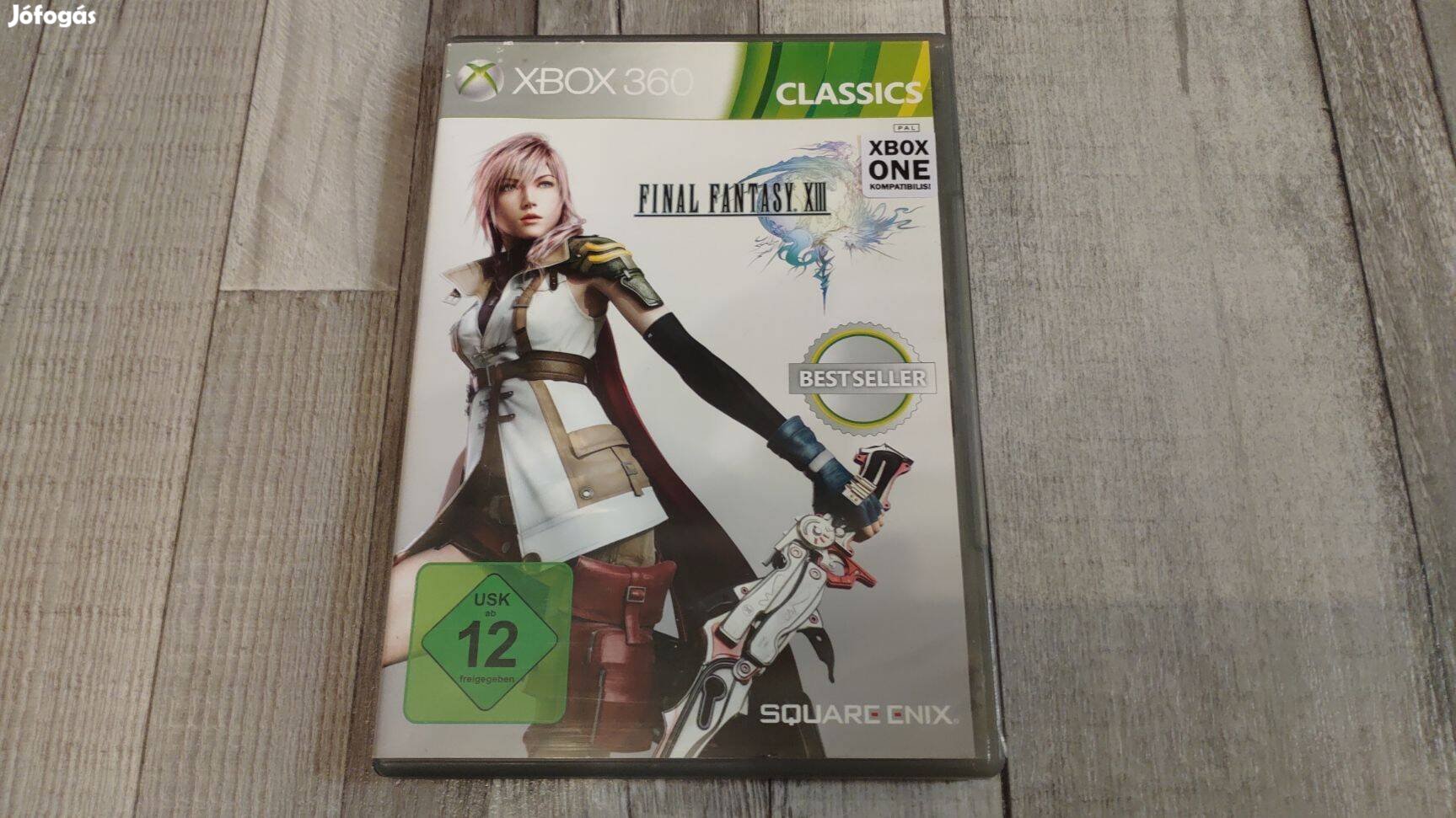 Eredeti Xbox 360 : Final Fantasy XIII - Xbox One És Series X Kompatibi