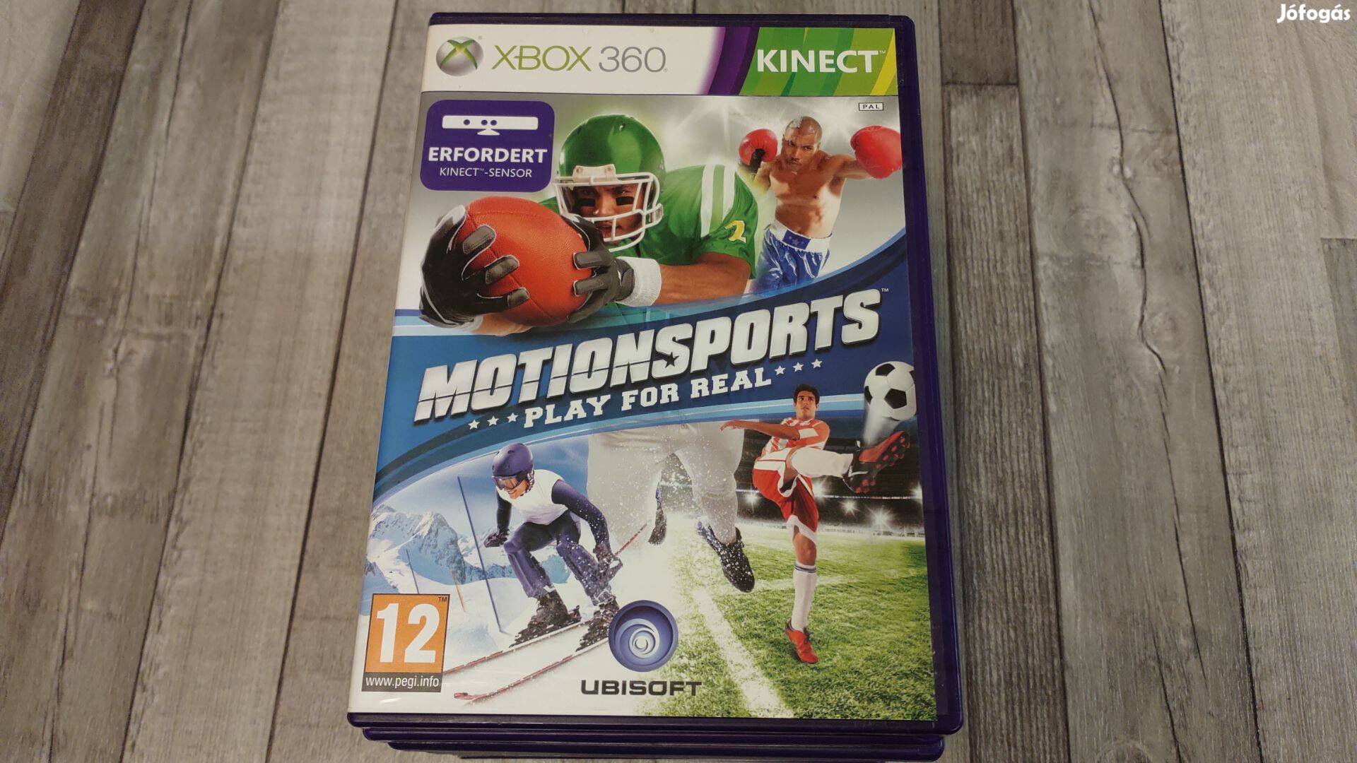 Eredeti Xbox 360 : Kinect Motionsports Play For Real - 6db Játék !