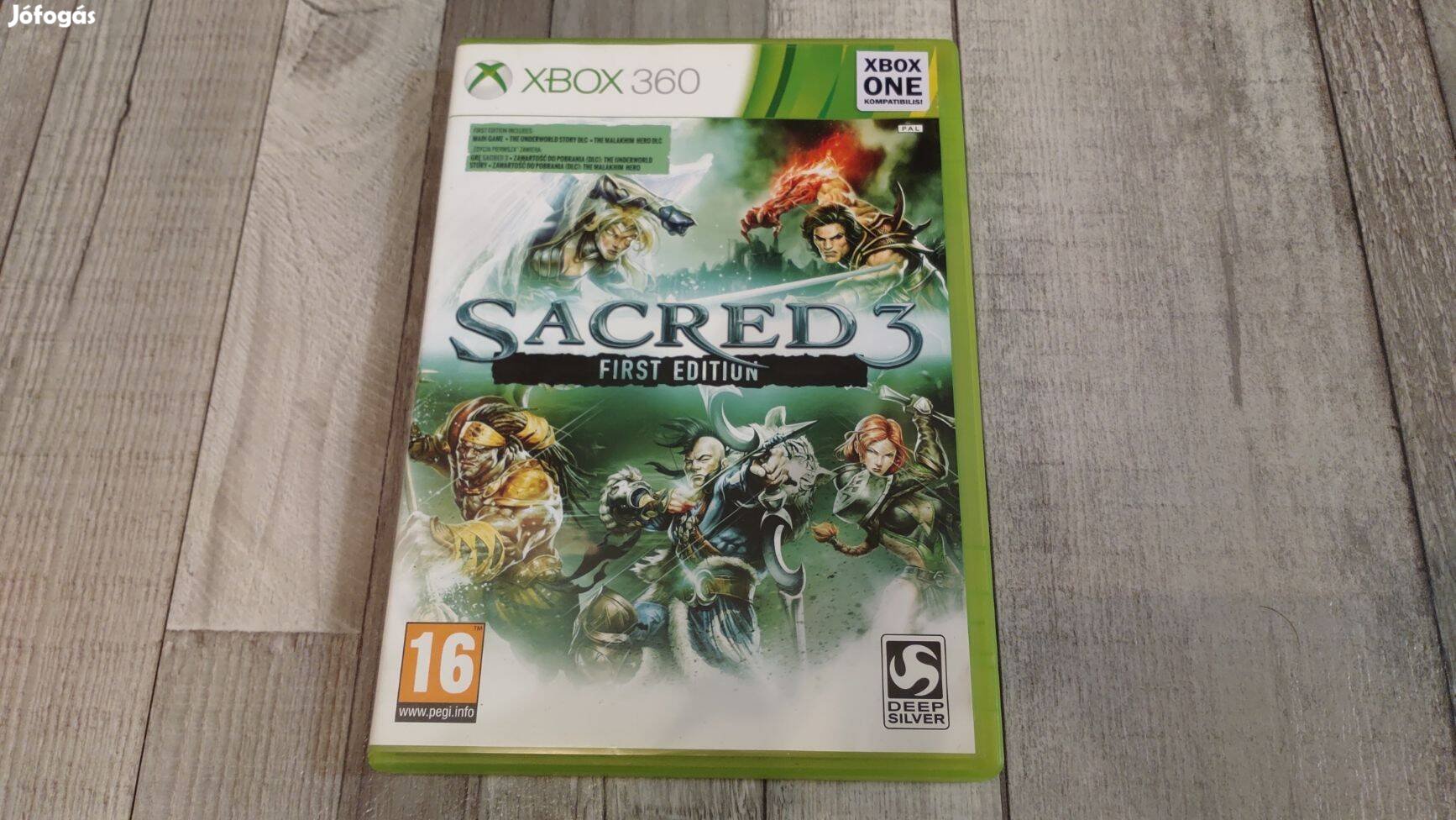 Eredeti Xbox 360 : Sacred 3 First Edition - Xbox One És Series X Kompa