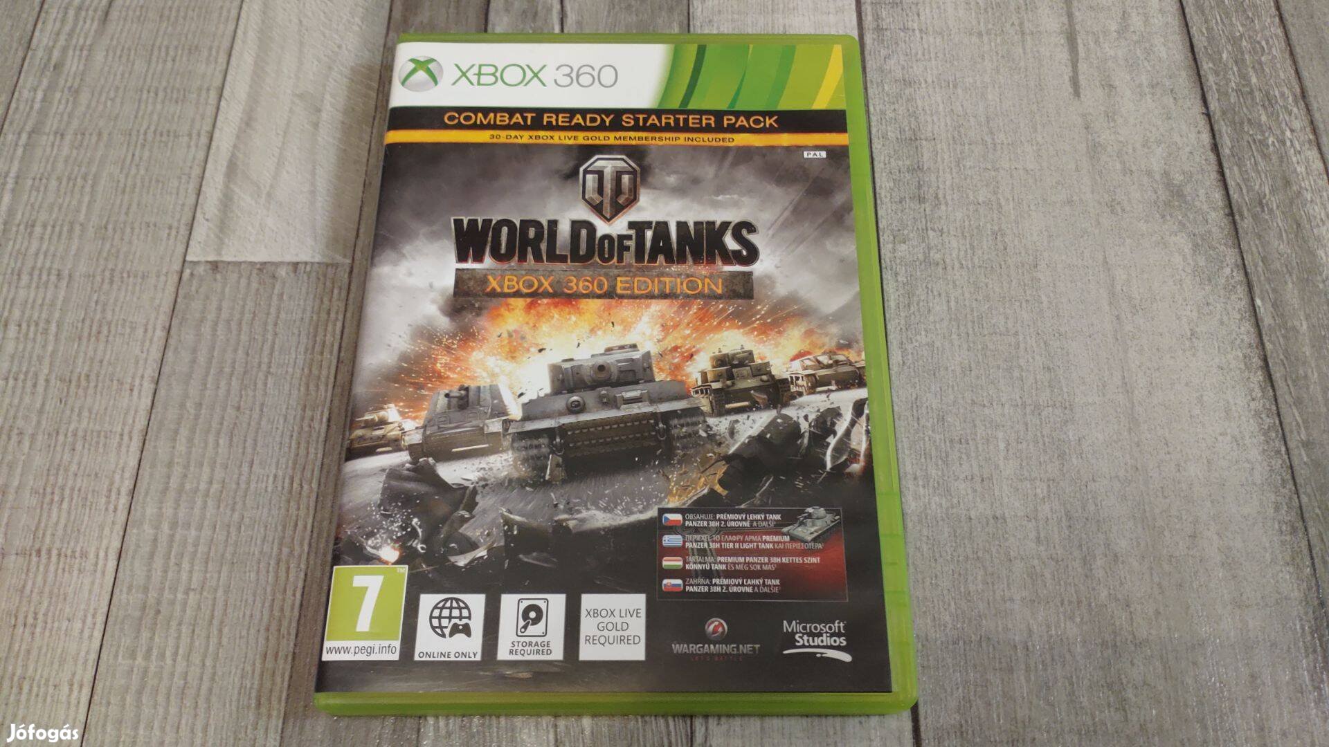 Eredeti Xbox 360 : World Of Tanks