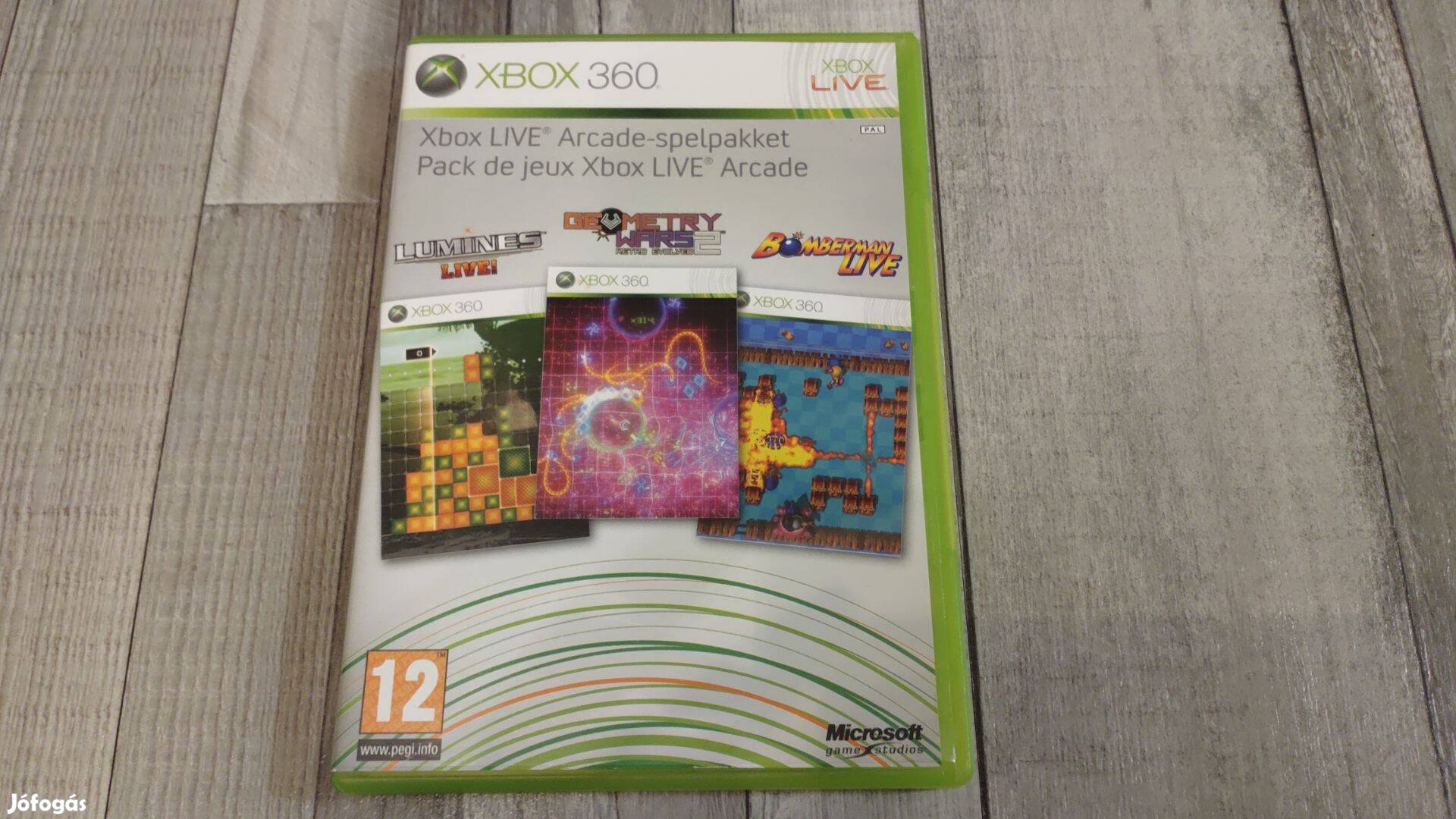 Eredeti Xbox 360 : Xbox Arcade Game Pack - 3db Játék!