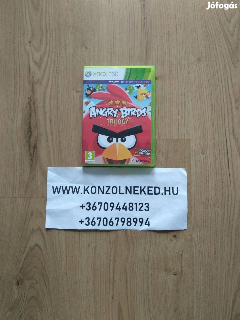 Eredeti Xbox 360 játék Angry Birds Trilogy