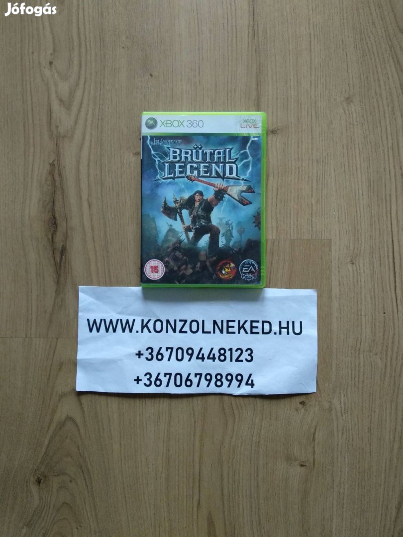 Eredeti Xbox 360 játék Brütal Legend