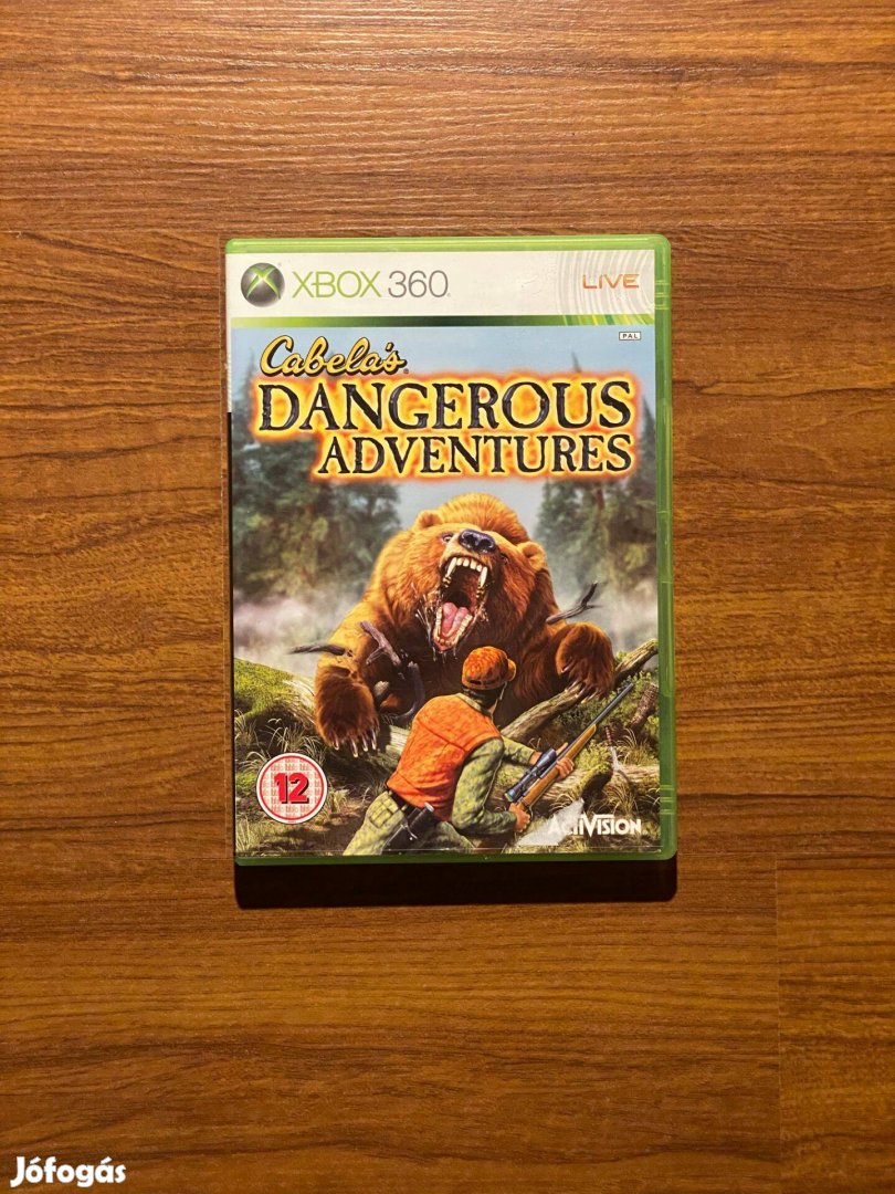Eredeti Xbox 360 játék Cabela's Dangerous Adventures