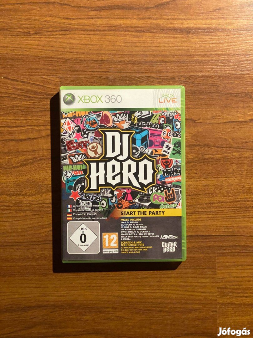 Eredeti Xbox 360 játék DJ Hero