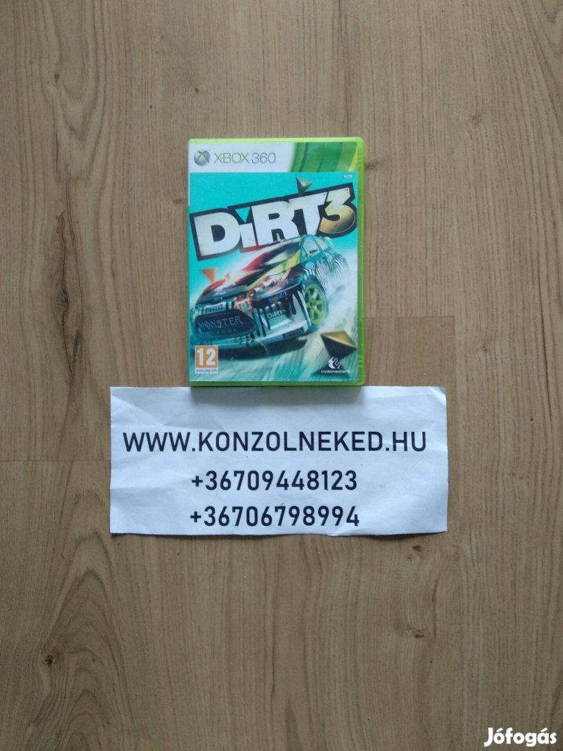 Eredeti Xbox 360 játék Dirt 3 Xbox One Kompatibilis